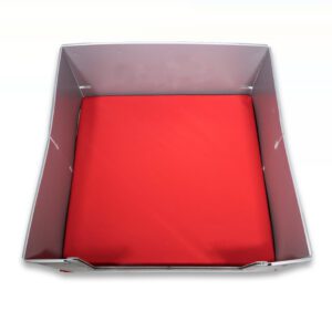 Red primo pad in a whelping box